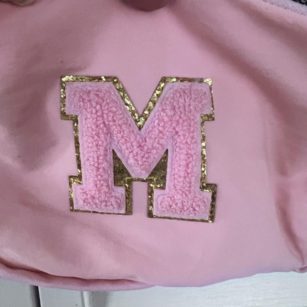 Pink Bag with Gold Trimmed M